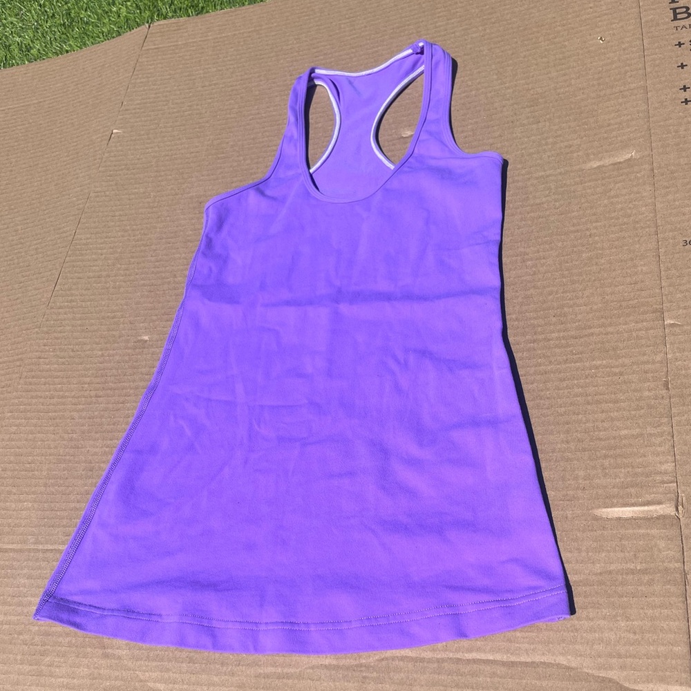 Lululemon Athletica Cool Racerback Tank Top Purple